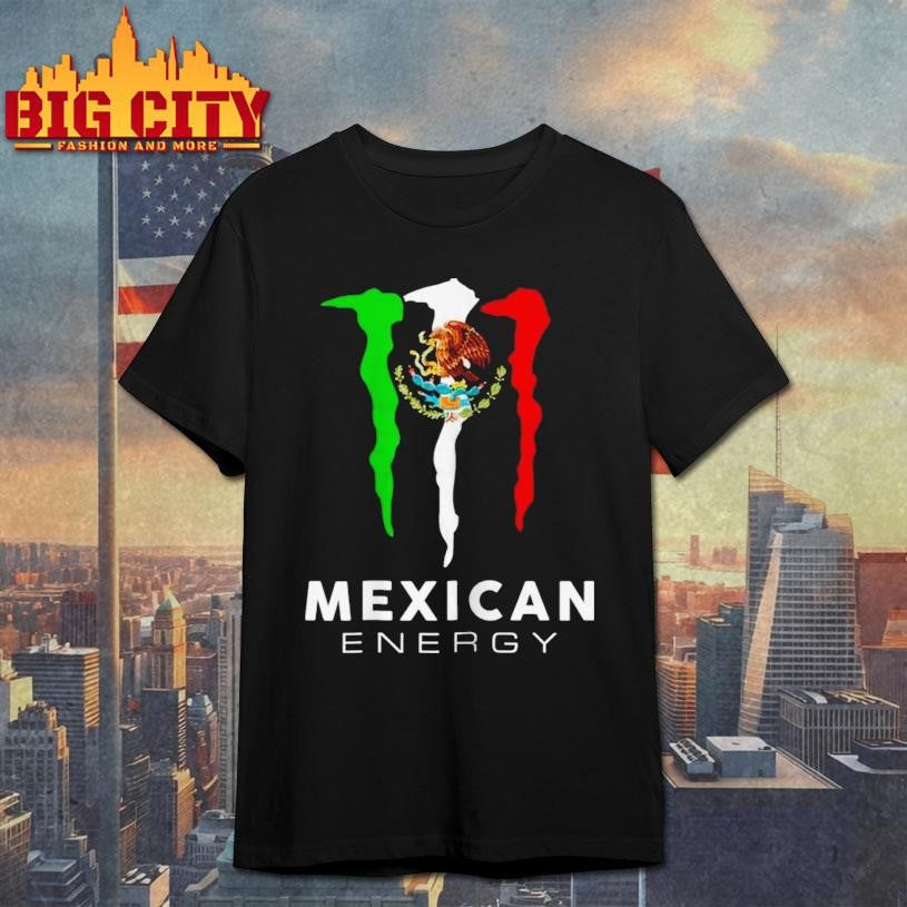 Mexico Flag Mexican Energy Drink Logo shirt Unisex T-shirt, Sweatshirt, Hoodie, Long Sleeve Tee - T-Shirt, Sweatshirt, Hoodie