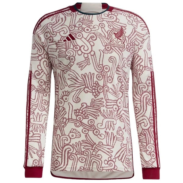 Mexico Long Sleeve Away Style 2 Soccer Jersey sports jersey product view 1