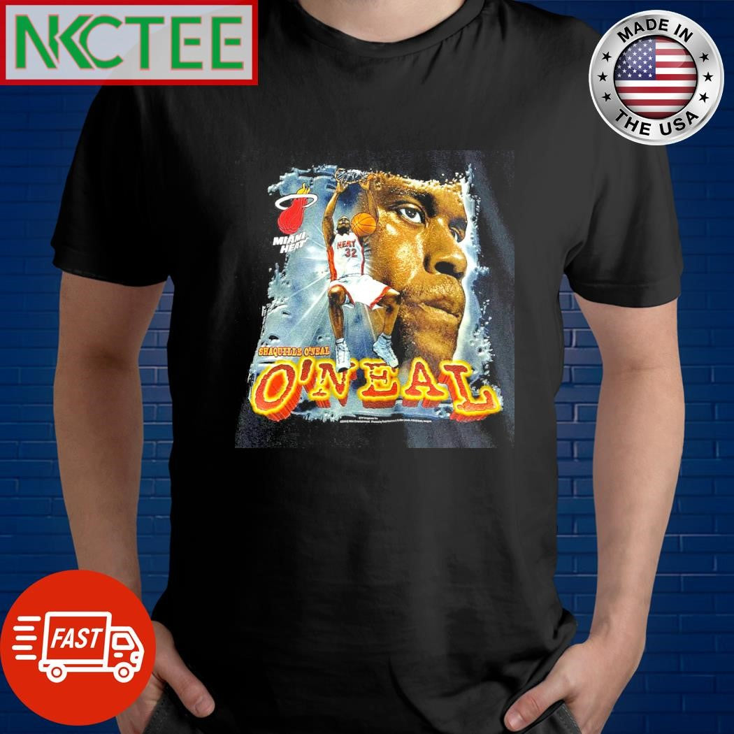 Miami Heat Shaquille O’neal dunk vintage shirt Unisex T-shirt, Sweatshirt, Hoodie, Long Sleeve Tee - T-Shirt, Sweatshirt, Hoodie