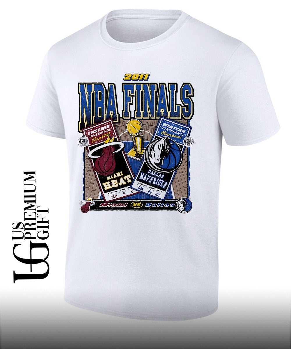 Miami Heat vs Dallas Mavericks NBA Finals dueling 2011 vintage shirt Unisex T-shirt, Sweatshirt, Hoodie, Long Sleeve Tee - T-Shirt, Sweatshirt, Hoodie