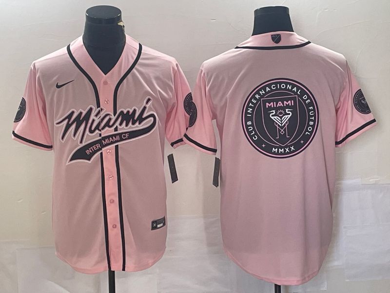Miami Collaboration Big Logo Style 1 Soccer Jersey sports jersey product view 1