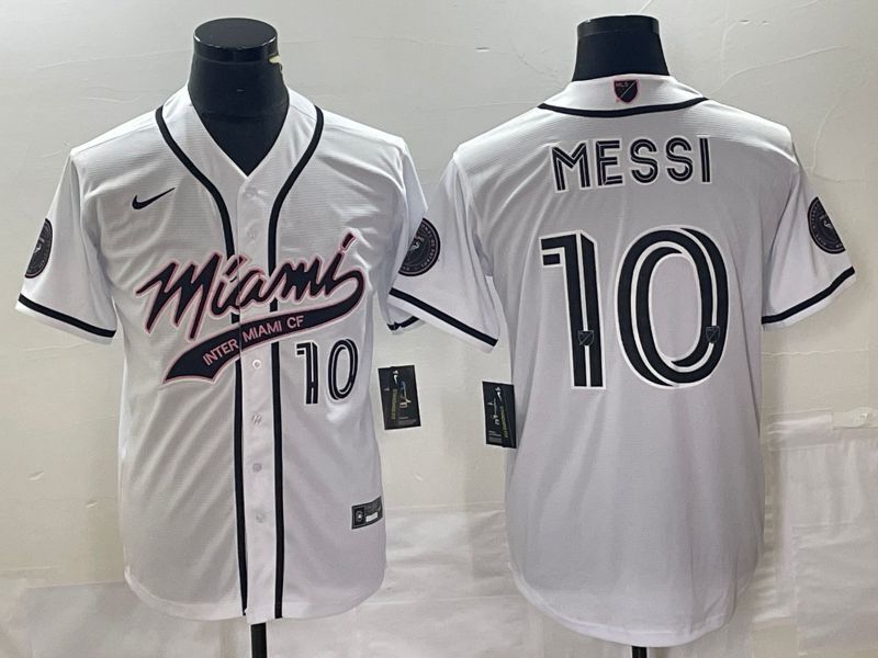 Miami Collaboration Style 1 Baseball Jersey baseball jersey product view 1
