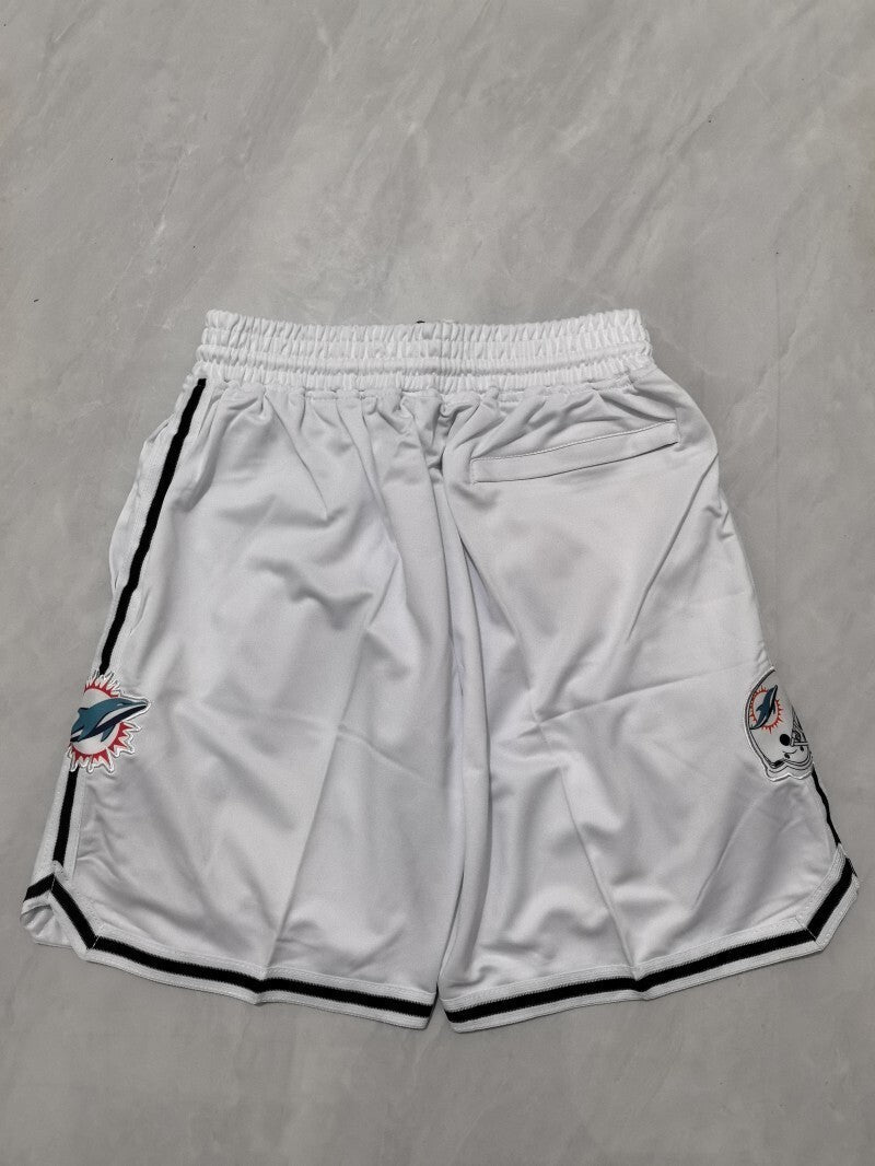 Miami Dolphins Football Dolphins White Shorts Style 1 Football Jersey football jersey product view 1