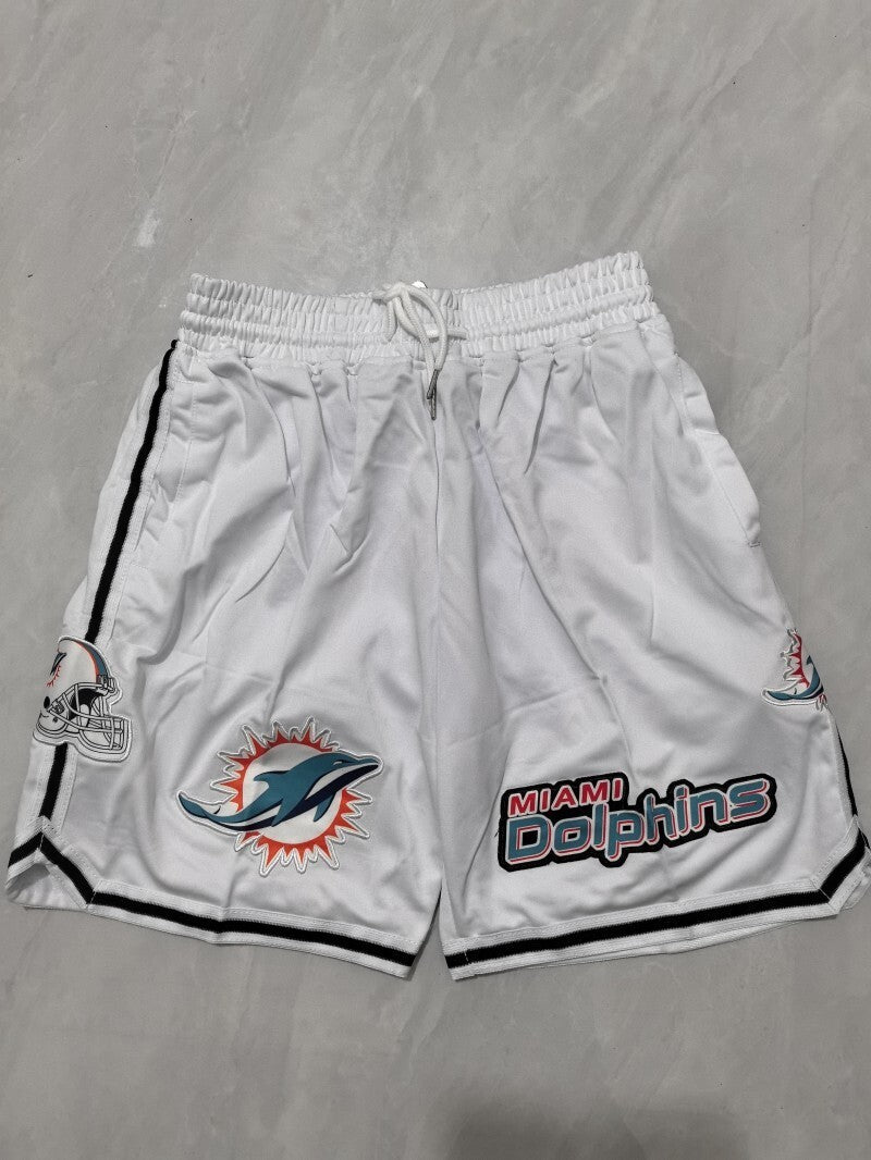 Miami Dolphins Football Dolphins White Shorts Style 2 Football Jersey football jersey product view 1