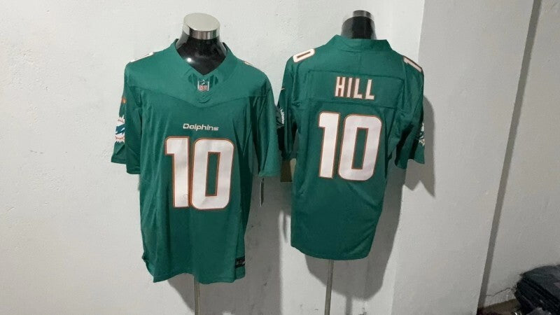 Miami Dolphins #10 Tyreek Hill Style 1 Football Jersey football jersey product view 1