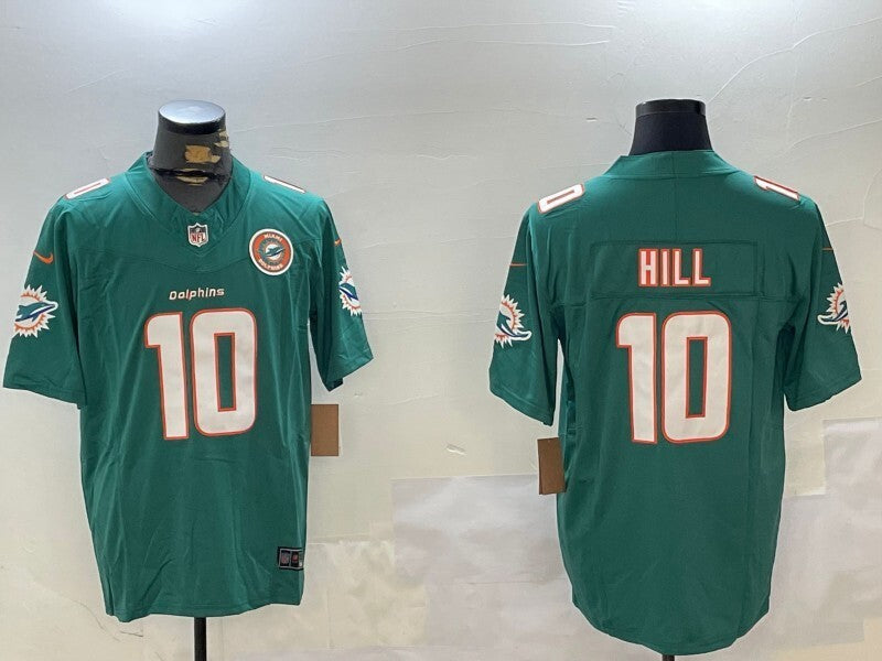 Miami Dolphins #10 Tyreek Hill Style 7 Football Jersey football jersey product view 1