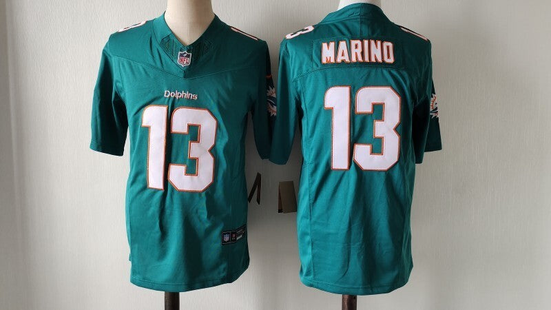 Miami Dolphins #13 Dan Marino Dolphins 13 Football Jersey football jersey product view 1