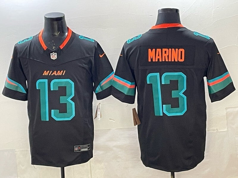 Miami Dolphins #13 Dan Marino Dolphins Retro 5 Edition Football Jersey football jersey product view 1