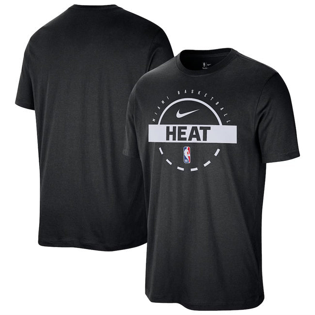 Miami Heat Black Practice T-Shirt Basketball Jersey basketball jersey product view 1