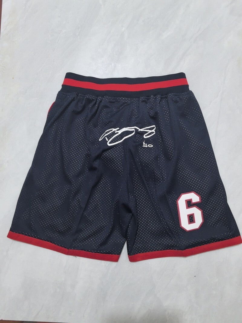 Miami Heat Heat Black Retro Shorts Style 3 Basketball Jersey basketball jersey product view 1