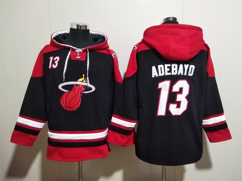 Miami Heat #13 Bam Adebayo Heat Basketball Jersey basketball jersey product view 1