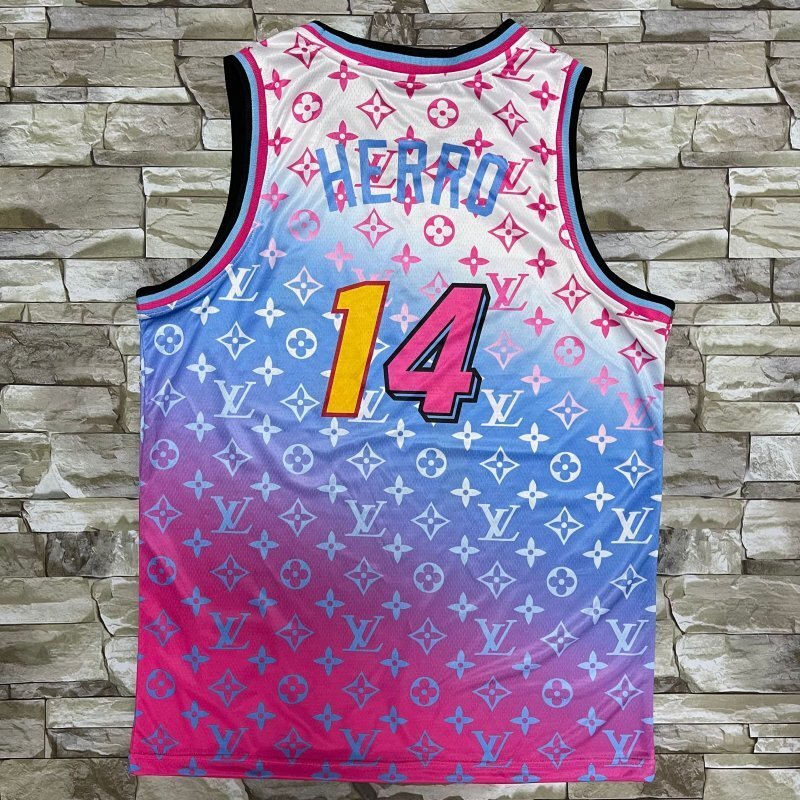 Miami Heat #14 Tyler Herro Heat 14 s-xxl Style 1 Basketball Jersey basketball jersey product view 1