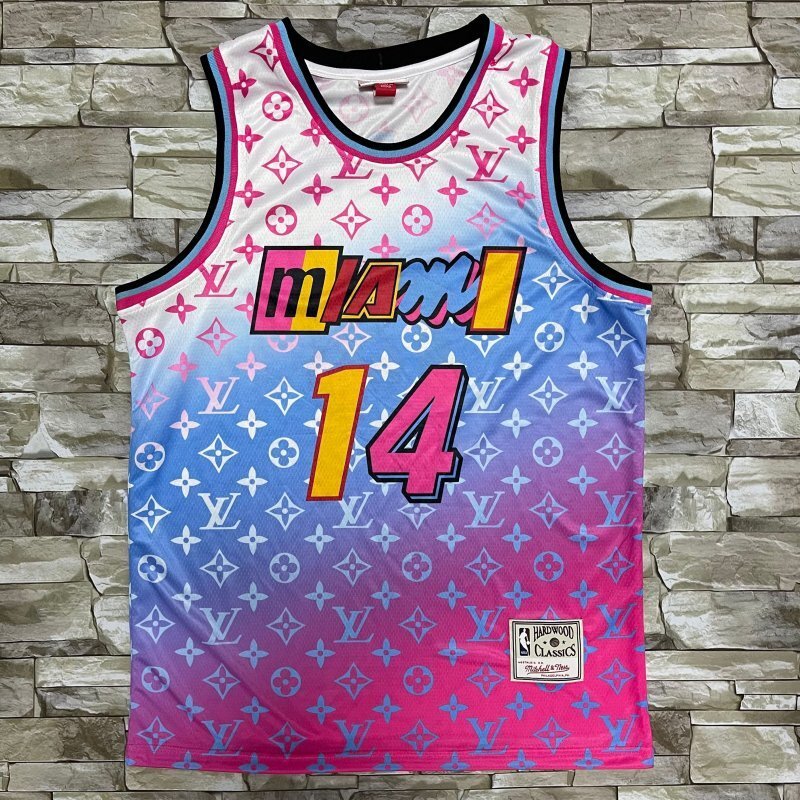 Miami Heat #14 Tyler Herro Heat 14 s-xxl Style 2 Basketball Jersey basketball jersey product view 1