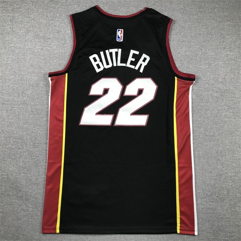 Miami Heat #22 Jimmy Butler Heat 22 Black Style 1 Basketball Jersey basketball jersey product view 1