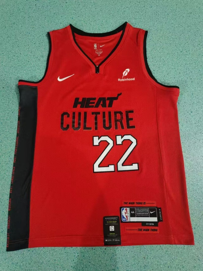 Miami Heat #22 Jimmy Butler New Season Heat 22 City Edition Style 2 Basketball Jersey basketball jersey product view 1