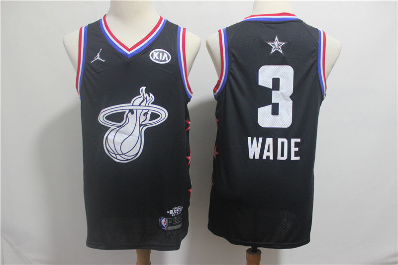 Miami Heat #3 Dwyane Wade Basketball Jersey basketball jersey product view 1