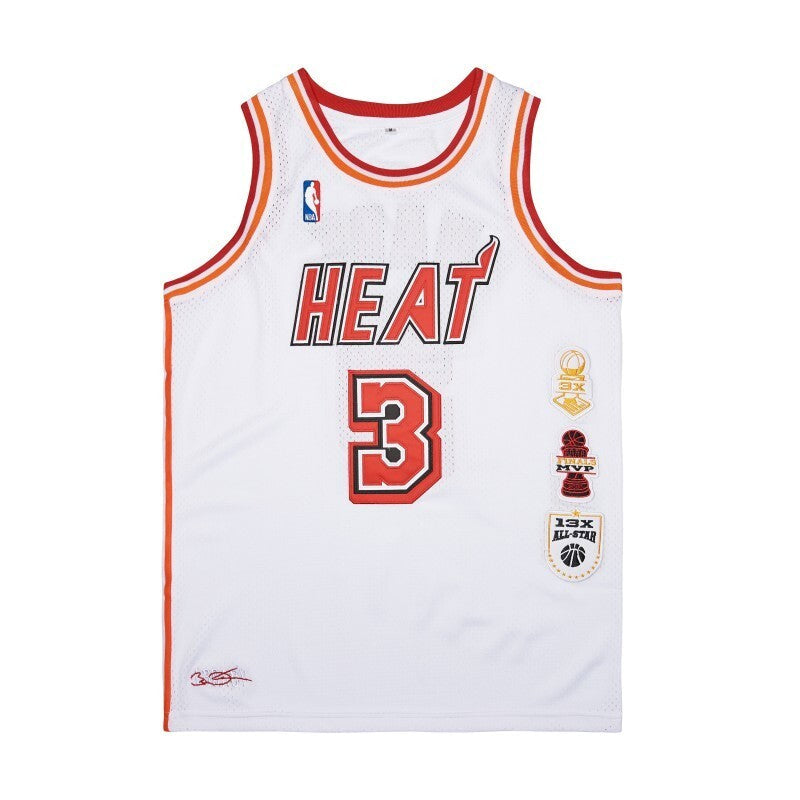 Miami Heat #3 Dwyane Wade Style 2 Basketball Jersey basketball jersey product view 1