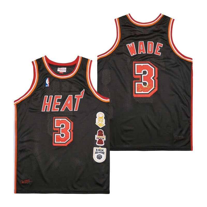 Miami Heat #3 Dwyane Wade Style 6 Basketball Jersey basketball jersey product view 1