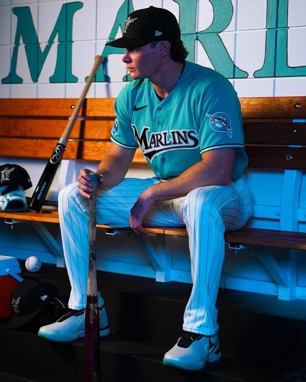 Miami Marlins Throwback to Florida Teal 2026 Style 1 Baseball Jersey baseball jersey product view 1