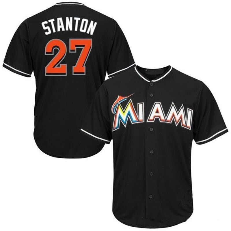 Miami Marlins #27 Style 2 Baseball Jersey baseball jersey product view 1