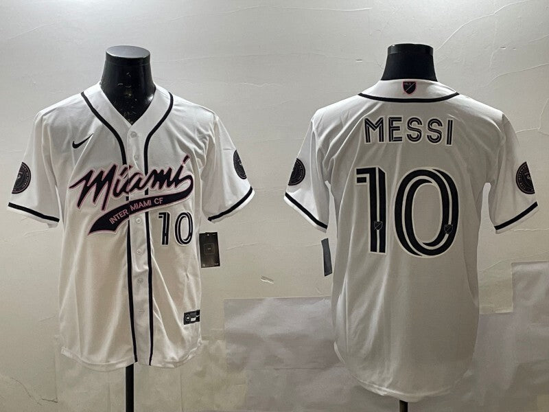Miami #10 Messi Adult Style 1 Soccer Jersey sports jersey product view 1