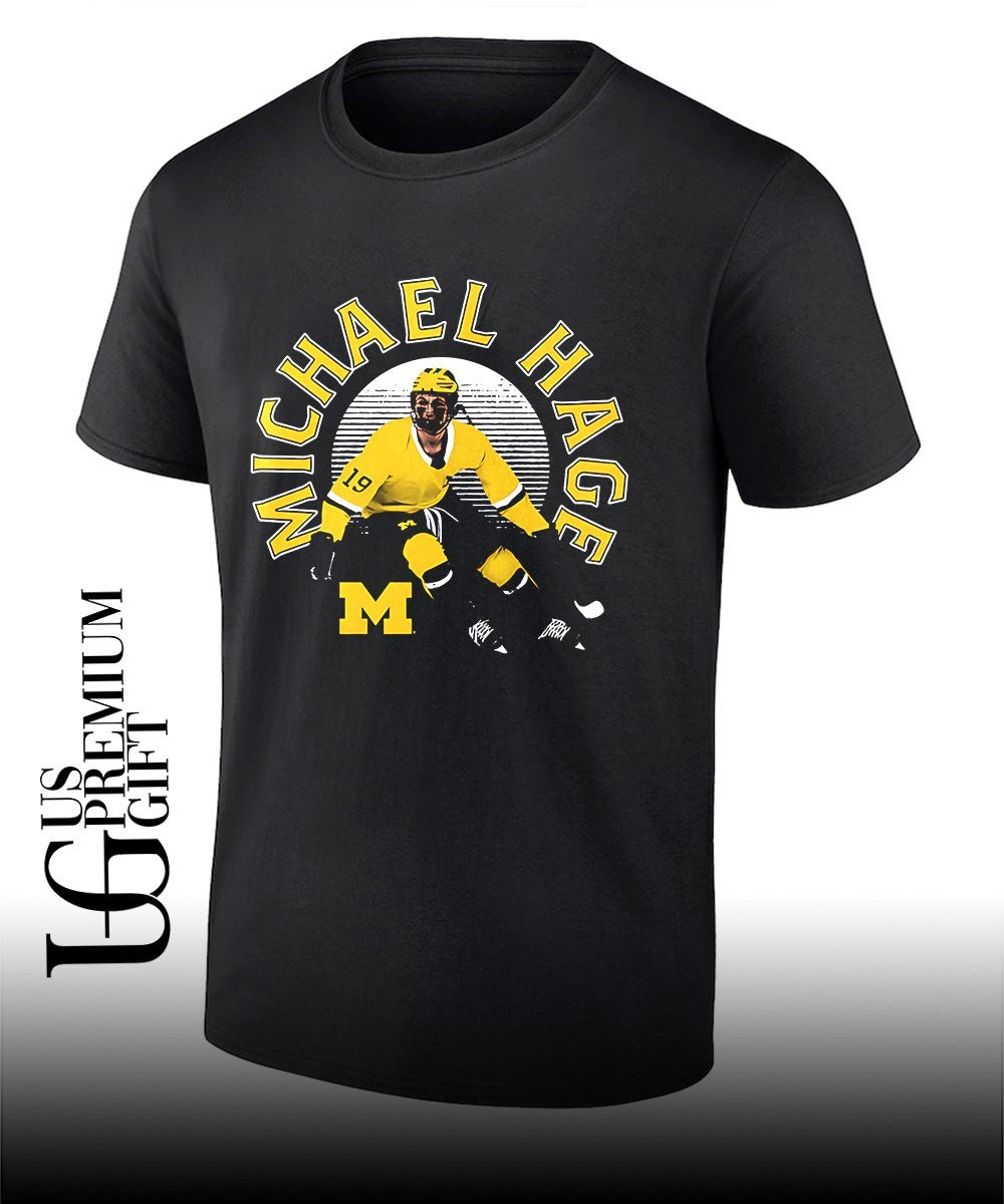 Michael Hage player Michigan Wolverines NHL 2026 shirt Unisex T-shirt, Sweatshirt, Hoodie, Long Sleeve Tee - T-Shirt, Sweatshirt, Hoodie