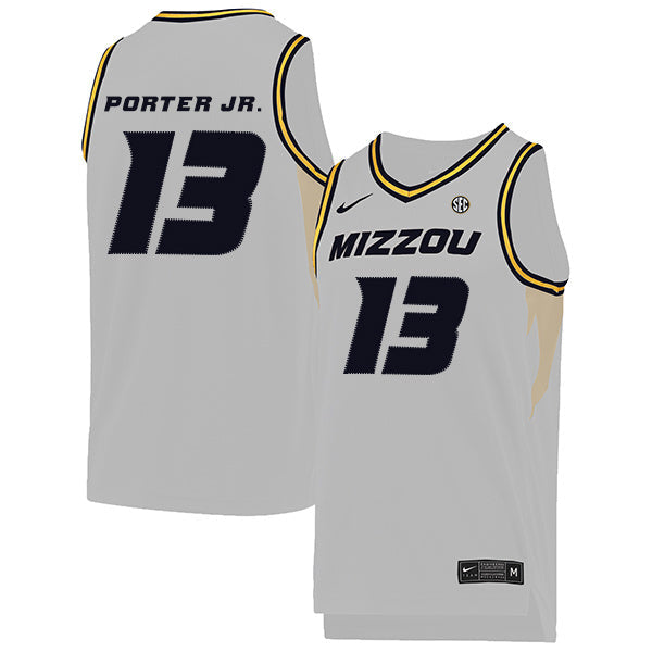 Michael Porter Jr.13 White College Football Jersey football jersey product view 1