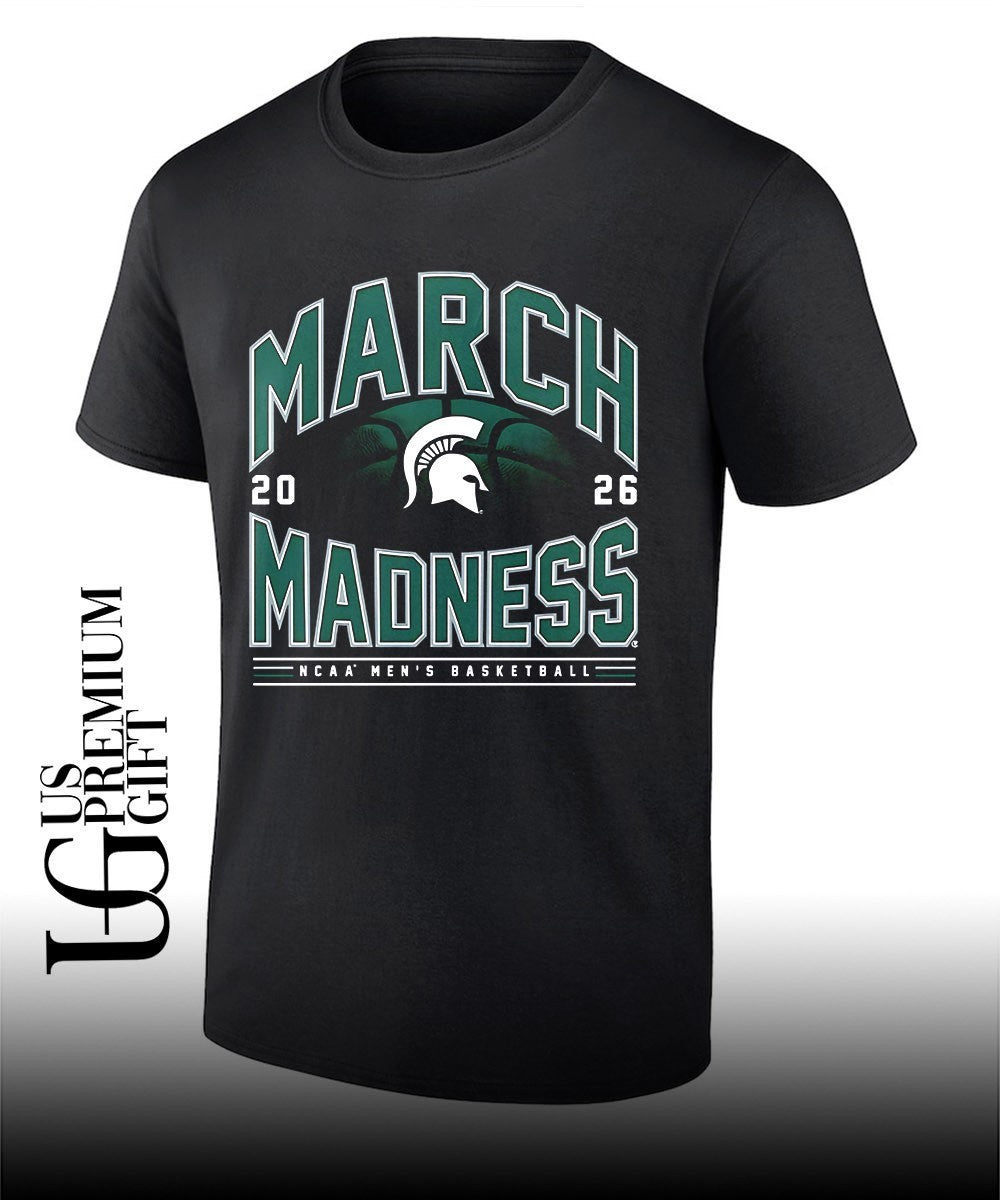 Michigan State Spartans Mens basketball NCAA March Madness 2026 shirt Unisex T-shirt, Sweatshirt, Hoodie, Long Sleeve Tee - T-Shirt, Sweatshirt, Hoodie