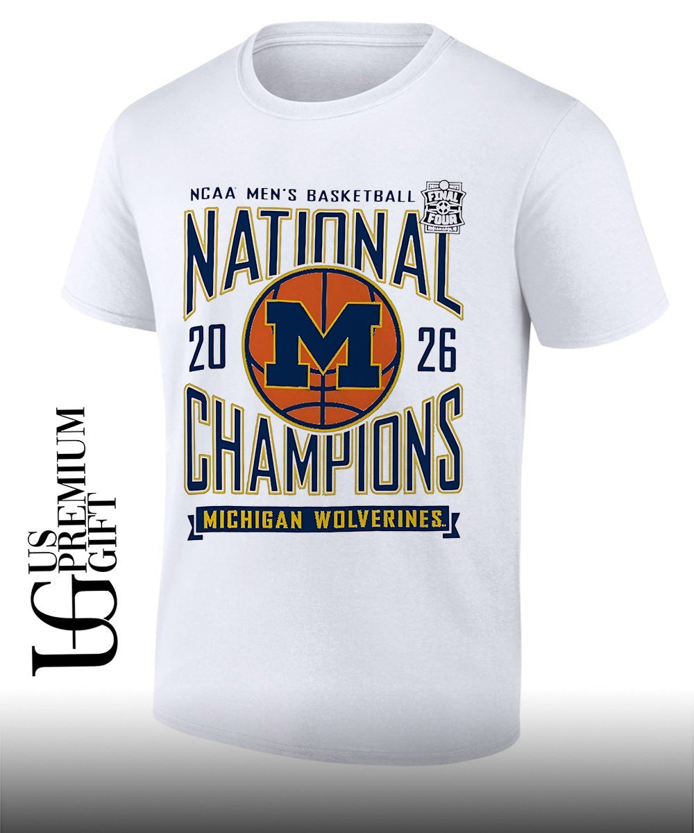 Michigan Wolverines 2026 NCAA D1 Mens Basketball National Champions shirt Unisex T-shirt, Sweatshirt, Hoodie, Long Sleeve Tee - T-Shirt, Sweatshirt, Hoodie