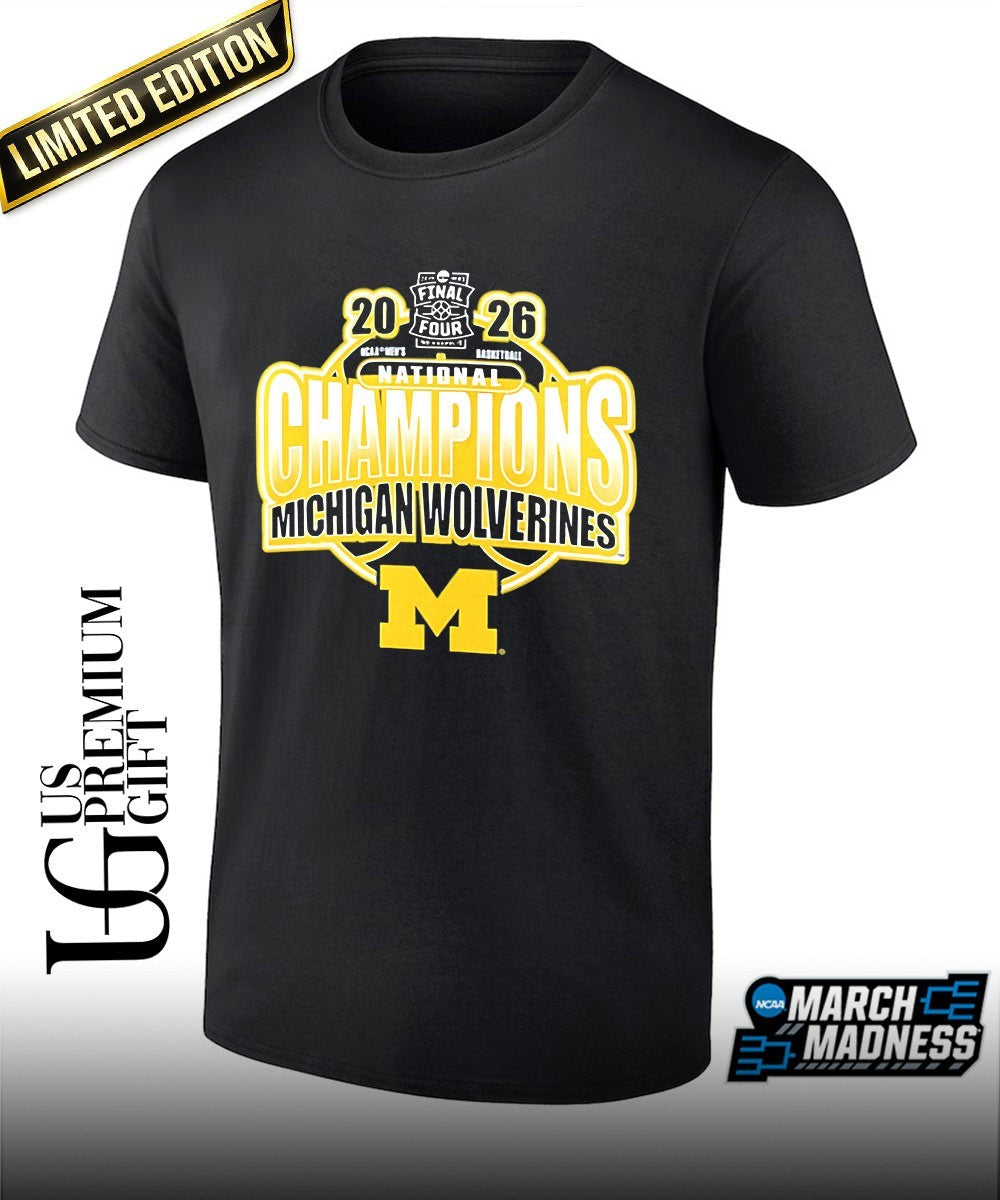 Michigan Wolverines 2026 NCAA Mens Basketball National Champions Half-Court hero shirt Unisex T-shirt, Sweatshirt, Hoodie, Long Sleeve Tee - T-Shirt, Sweatshirt, Hoodie