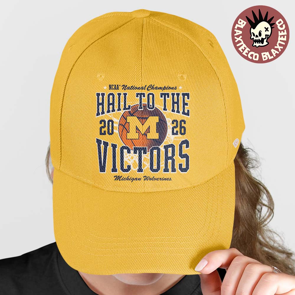 Michigan Wolverines 2026 NCAA Mens Basketball National Champions Homefield Hail To The Victors Gold Hat - T-Shirt, Sweatshirt, Hoodie