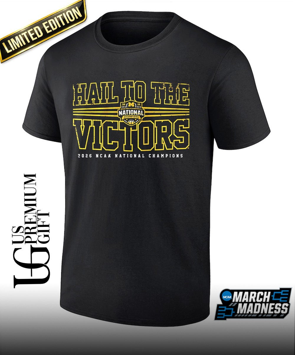Michigan Wolverines 2026 NCAA Mens Basketball National Champions logo shirt Unisex T-shirt, Sweatshirt, Hoodie, Long Sleeve Tee - T-Shirt, Sweatshirt, Hoodie