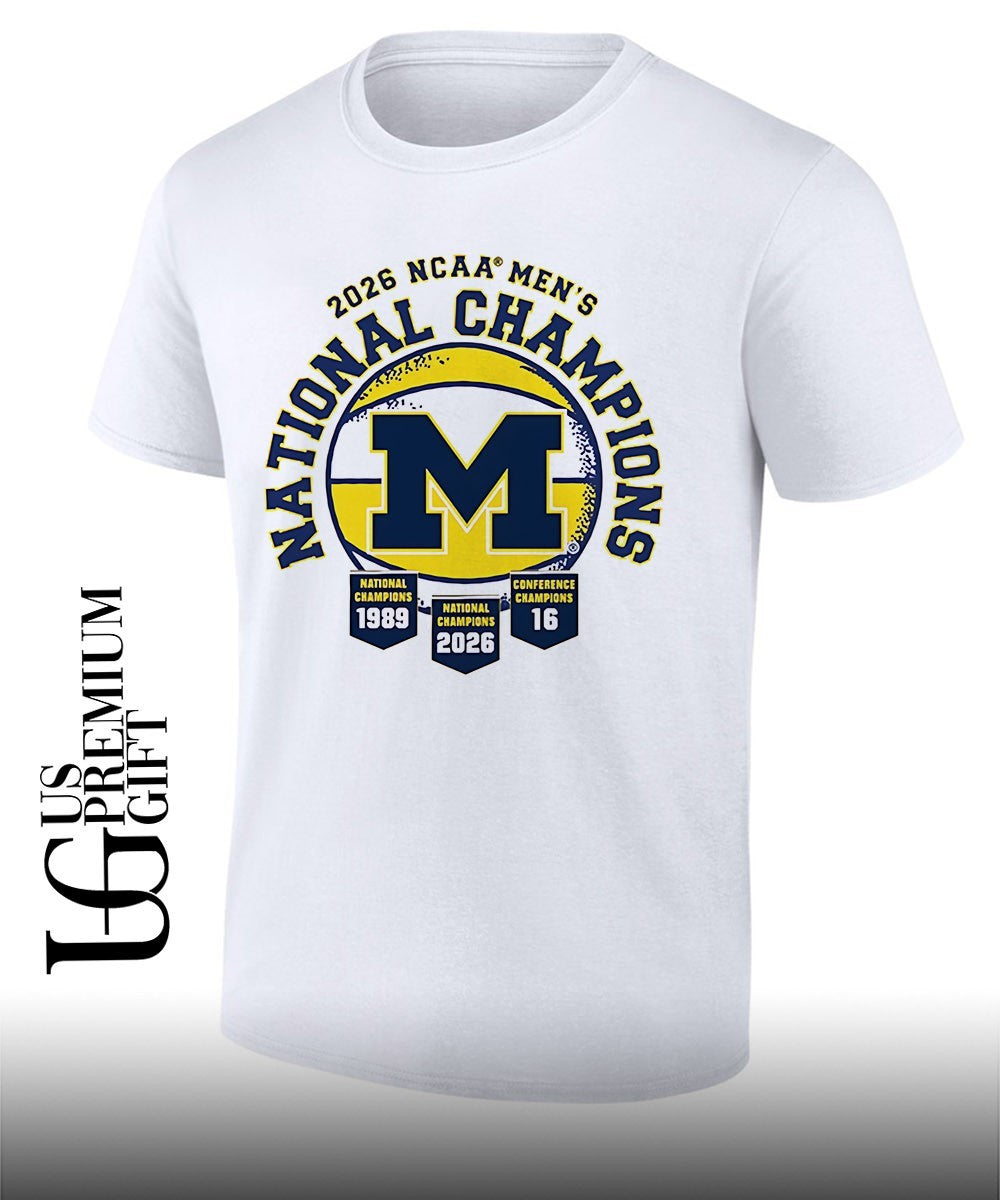 Michigan Wolverines 2026 NCAA Mens Basketball National Champions shirt Unisex T-shirt, Sweatshirt, Hoodie, Long Sleeve Tee - T-Shirt, Sweatshirt, Hoodie