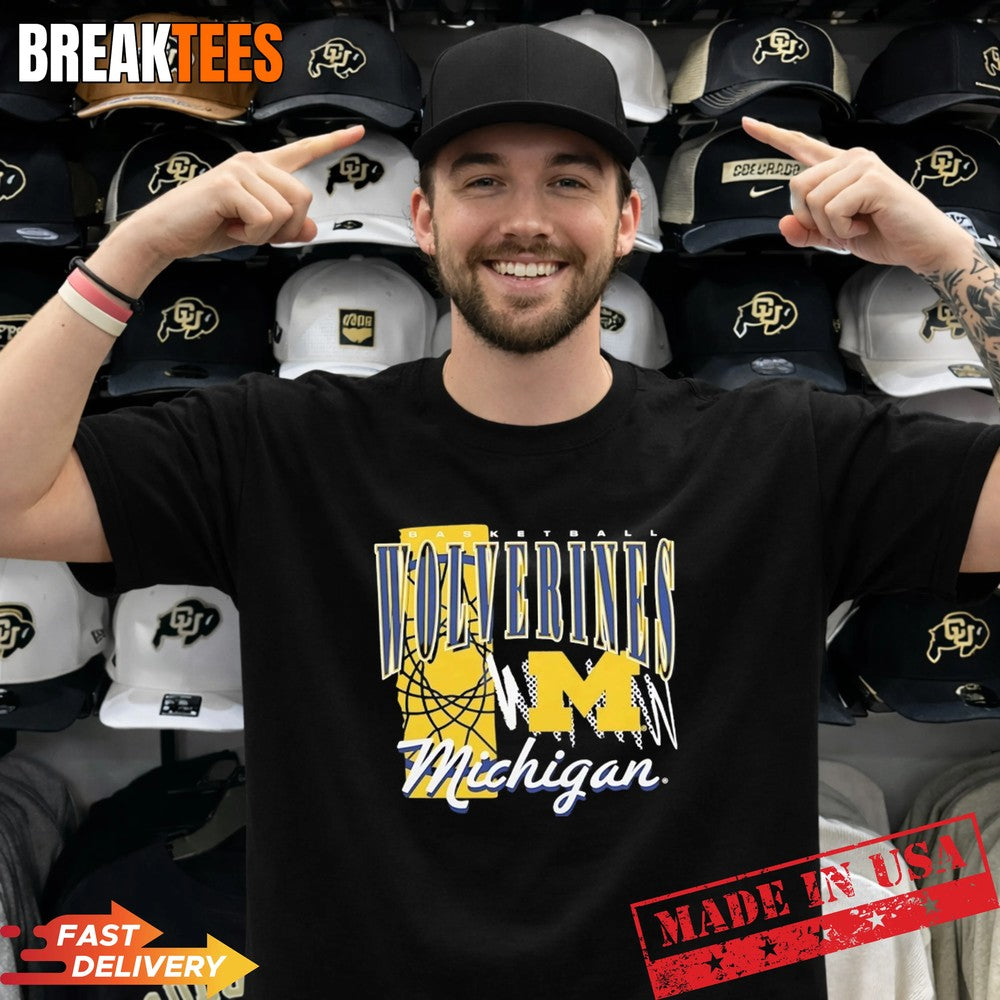 Michigan Wolverines Basketball 2026 Graphic Shirt Unisex T-shirt, Sweatshirt, Hoodie, Long Sleeve Tee - T-Shirt, Sweatshirt, Hoodie