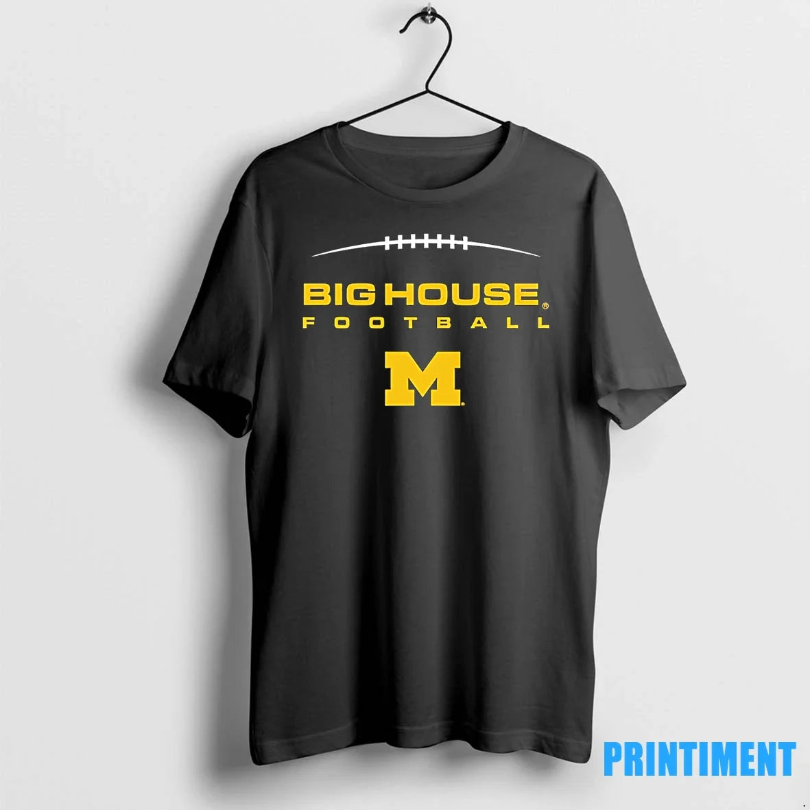 Michigan Wolverines Big House Football Logo Tshirts Sweater Unisex T-shirt, Sweatshirt, Hoodie, Long Sleeve Tee - T-Shirt, Sweatshirt, Hoodie