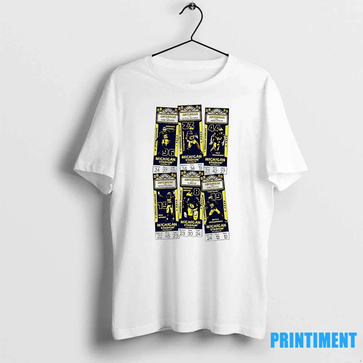 Michigan Wolverines Home Ticket 2025 Schedule Tshirts Sweater Unisex T-shirt, Sweatshirt, Hoodie, Long Sleeve Tee - T-Shirt, Sweatshirt, Hoodie