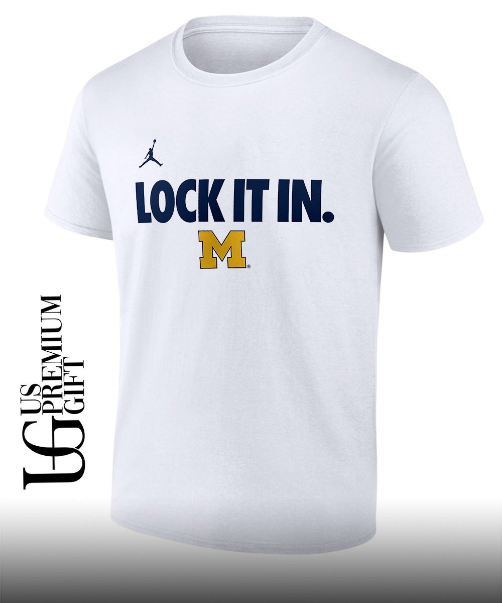 Michigan Wolverines Lock It In 2026 On-Court Bench shirt Unisex T-shirt, Sweatshirt, Hoodie, Long Sleeve Tee - T-Shirt, Sweatshirt, Hoodie