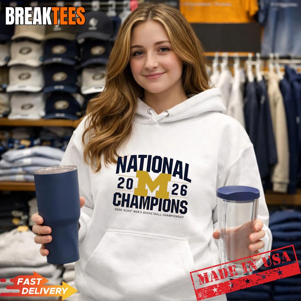 Michigan Wolverines MBB 2026 National Champions - Adult & Kids T-Shirts, Sweatshirts & Hoodies apparel design preview 4
