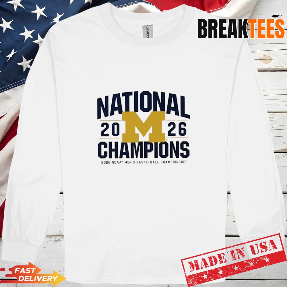 Michigan Wolverines MBB 2026 National Champions - Adult & Kids T-Shirts, Sweatshirts & Hoodies apparel design preview 3