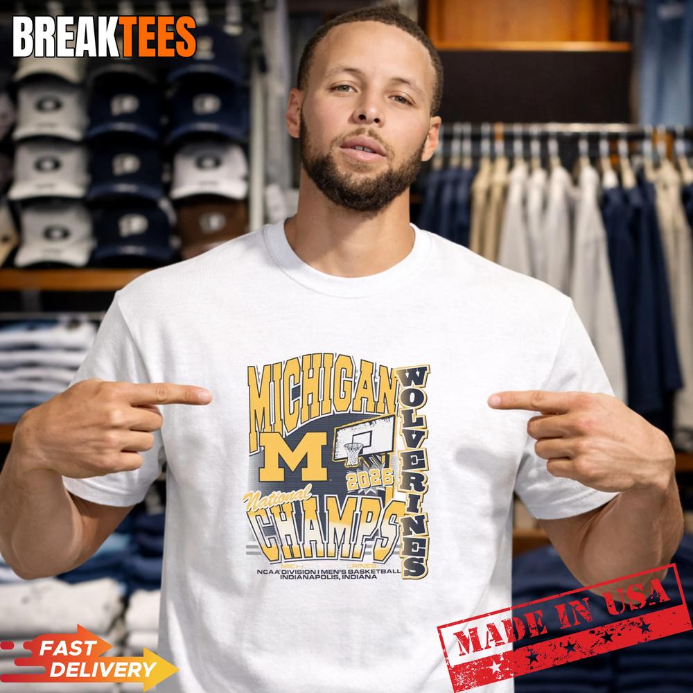 Michigan Wolverines Mens Basketball National Champions Graphic Shirt Unisex T-shirt, Sweatshirt, Hoodie, Long Sleeve Tee - T-Shirt, Sweatshirt, Hoodie