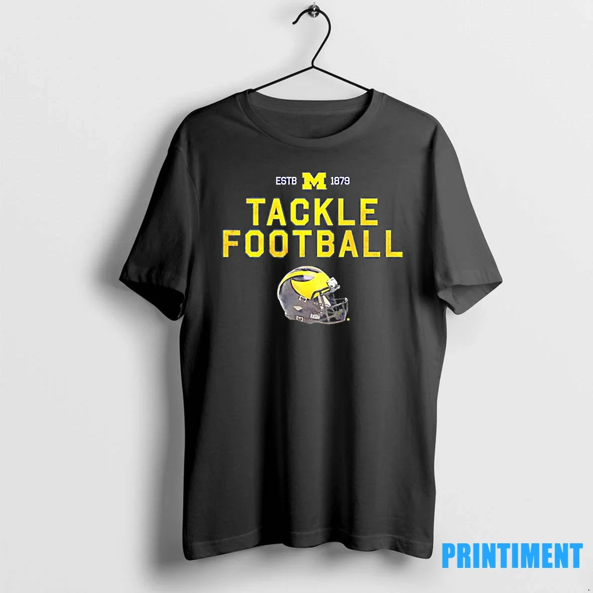 Michigan Wolverines Tackle Football Helmets Tshirts Sweater Unisex T-shirt, Sweatshirt, Hoodie, Long Sleeve Tee - T-Shirt, Sweatshirt, Hoodie