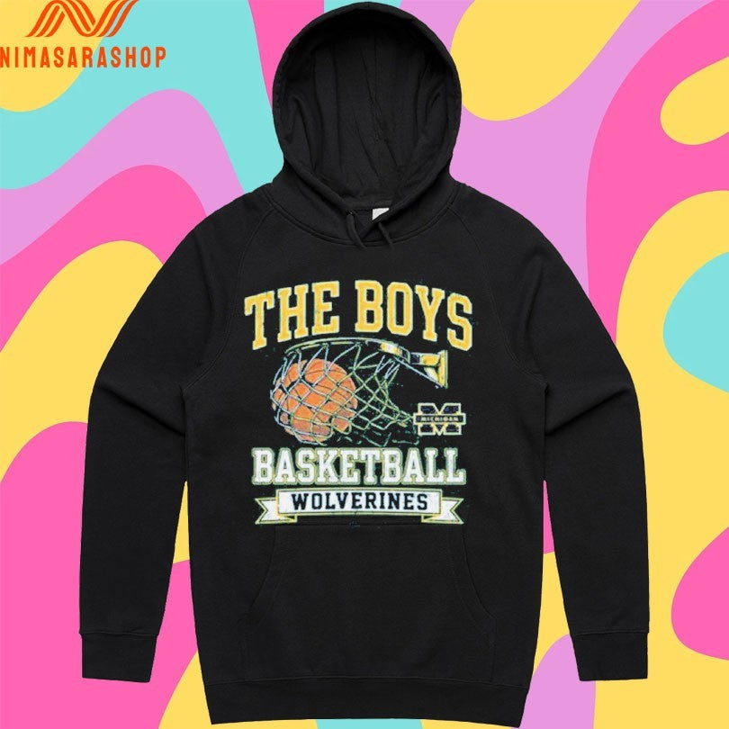 Michigan Wolverines The Boys Basketball 2026 - Adult & Kids T-Shirts, Sweatshirts & Hoodies apparel design preview 2