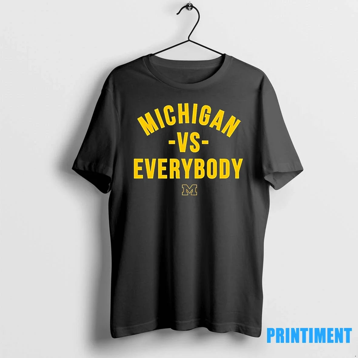 Michigan Wolverines Vs Everybody Logo Tshirts Sweater Unisex T-shirt, Sweatshirt, Hoodie, Long Sleeve Tee - T-Shirt, Sweatshirt, Hoodie