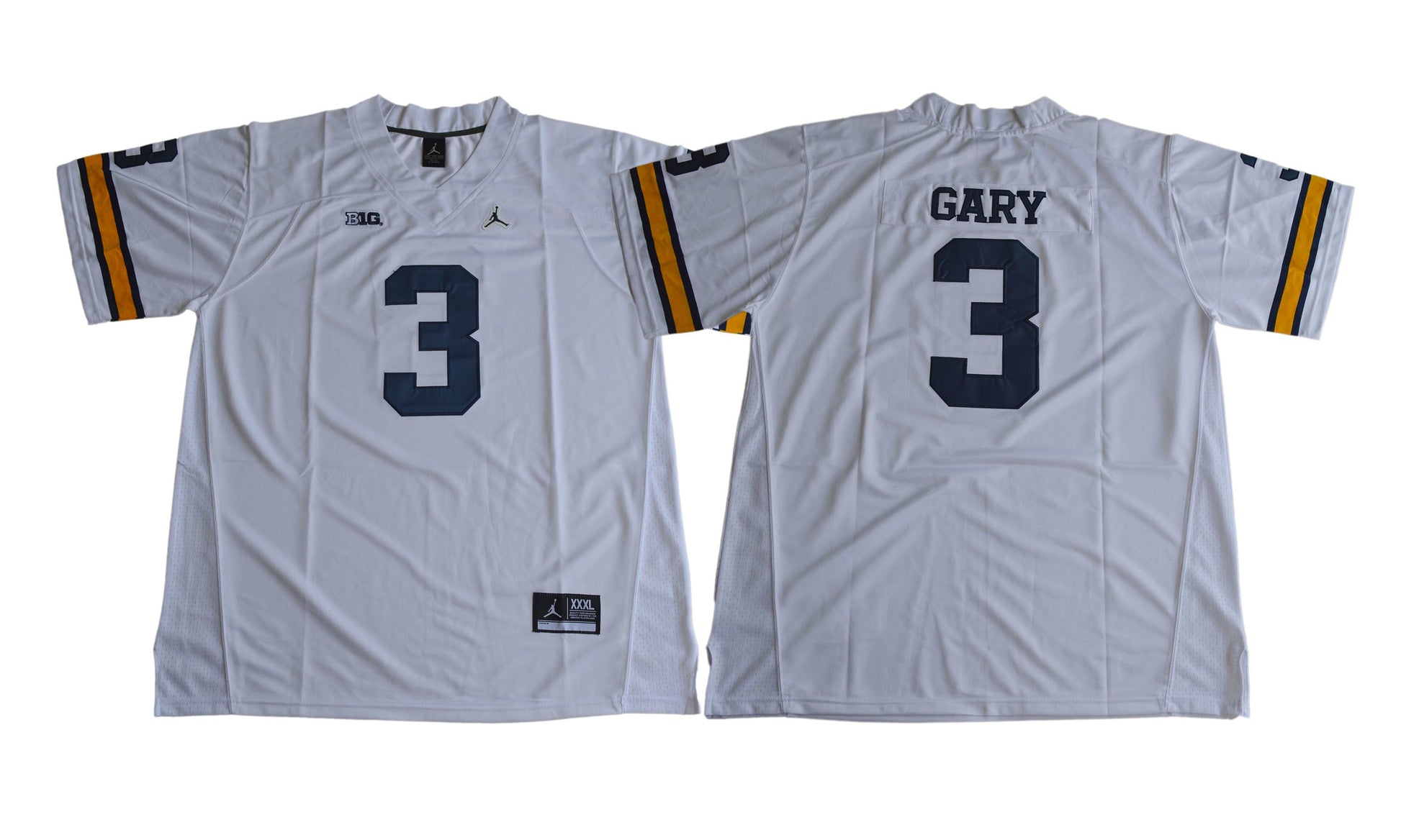 Michigan 3 Gary White College Football Jersey football jersey product view 1