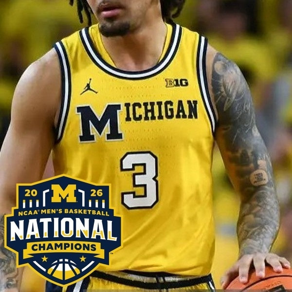 Michigan Wolverines 2026 Champions_conew1 Baseball Jersey baseball jersey product view 1