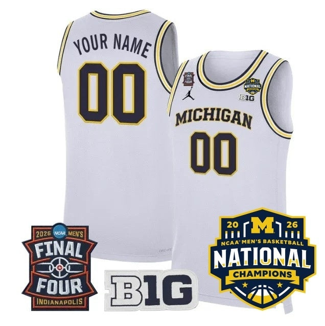 Michigan Wolverines 2026 Champions_conew6 Baseball Jersey baseball jersey product view 1