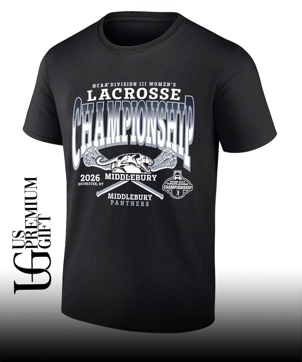 Middlebury Panthers NCAA Division III Womens Lacrosse Championship 2026 shirt Unisex T-shirt, Sweatshirt, Hoodie, Long Sleeve Tee - T-Shirt, Sweatshirt, Hoodie