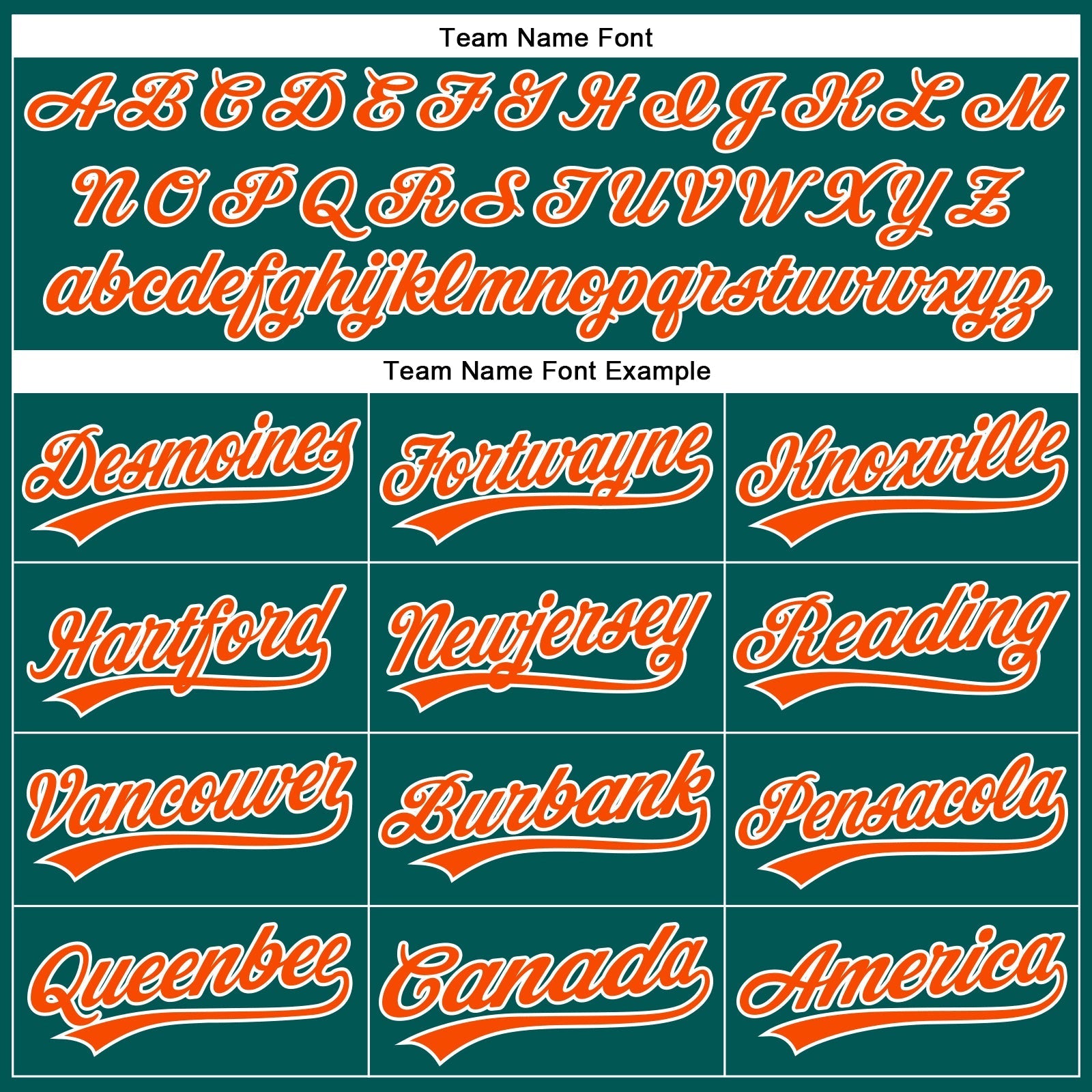Custom Midnight Green Orange-White Authentic Baseball Jersey baseball jersey product view 4