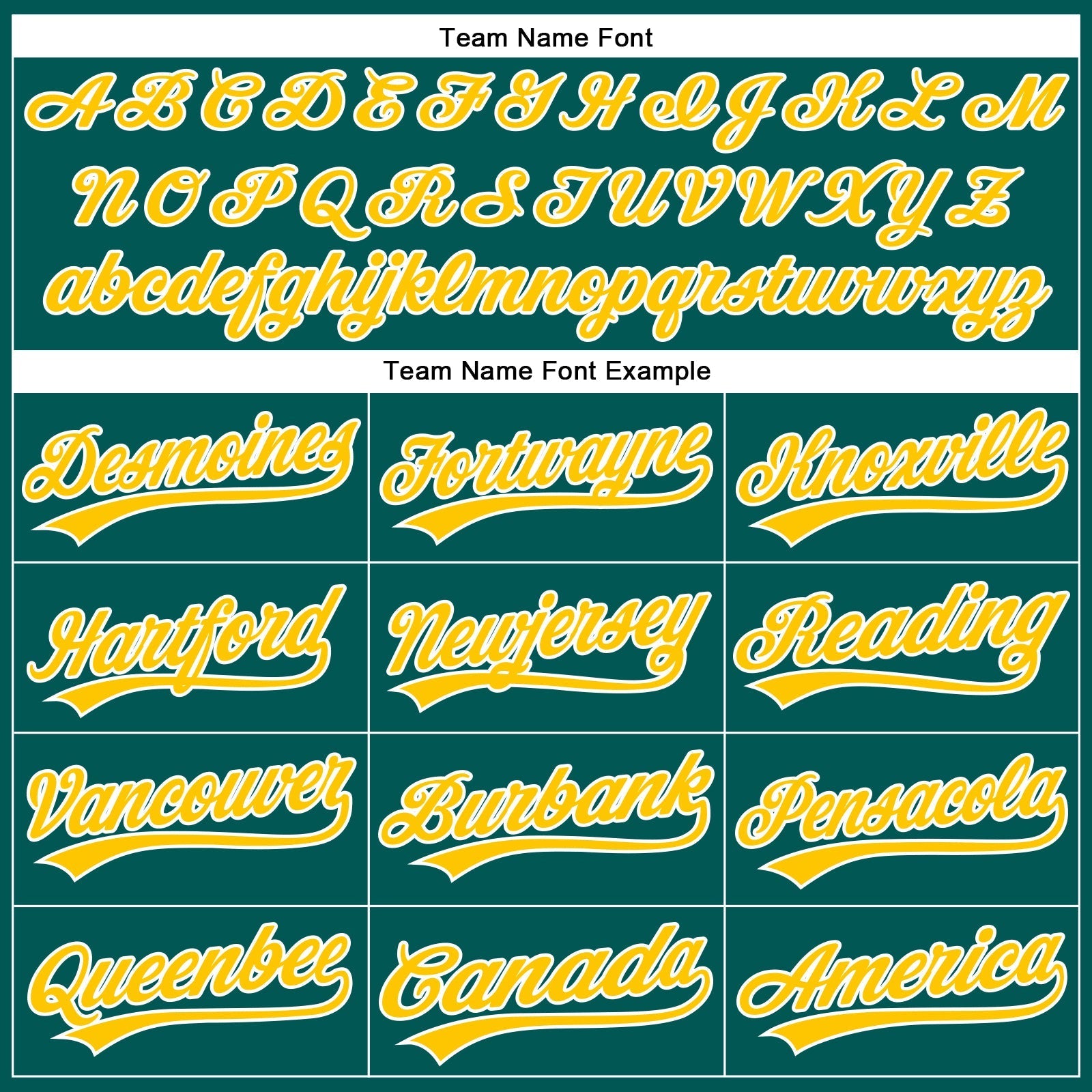 Custom Midnight Green Yellow-White Authentic Baseball Jersey baseball jersey product view 4