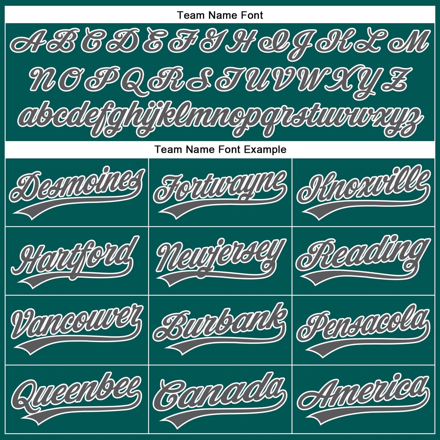 Custom Midnight Green Steel Gray-White Authentic Baseball Jersey baseball jersey product view 4